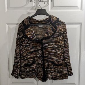 Vintage Exclusive MISOOK size M Classic Classy Jacket Blazer Button Front